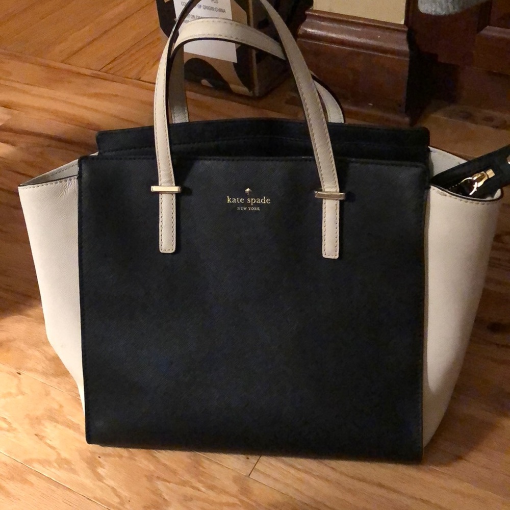 Kate spade Black and Tan purse